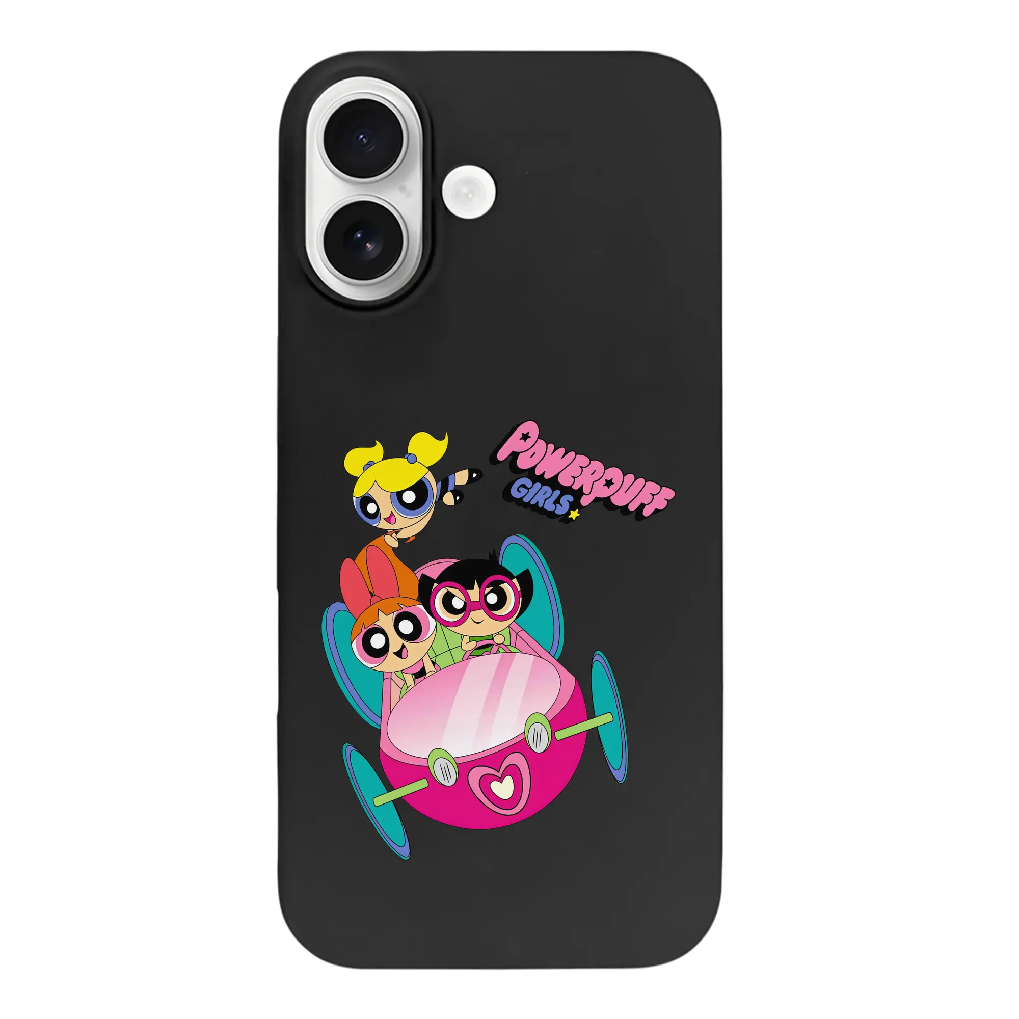 パワパフガールズ グッズ バブルス - iPhone 17 シリーズ シリコンケース 薄型 耐衝撃 指紋防止 ソフトタッチカバー 精密フィット 傷防止 保護ケース iPhone 17/17 Air/17 Pro/17 Pro Max 対応